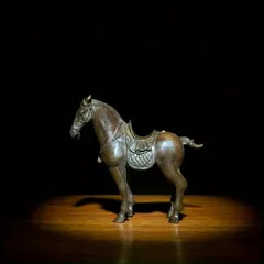 【美品】ウマ　馬　陶器　イタリア　置物　インテリア　工芸品　美術品　A3393 美品】ウマ馬陶器イタリア置物インテリア工芸品美術品A3393
