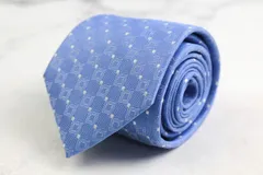 パーフェクトスーツ ブランド ネクタイ ドット柄 PO メンズ ブルー P.S.FA 【中古】