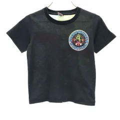 ヒステリック バックプリント 半袖 Tシャツ 110CM ブラック HYSTERIC MINI キッズ