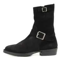 NONNATIVE ノンネイティブ Rags McGREGOR OFFICINE CREATIVE スウェード エンジニアブーツ BIKER ZIP UP BOOTS COW SUEDE / NN-F3253 17AW ブラック 黒 39(25.0cm)のサムネイル