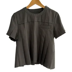 【美品】sacai サカイ プリーツ シャツ sacai サカイ 24SS Cotton Poplin Shirt コットンポプリンバック