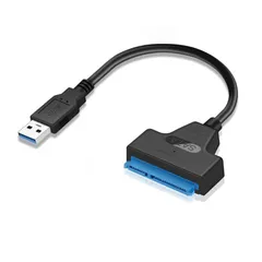 【大人気】SATA USB変換アダプター 2.5/3.5インチSSD /HDD用 SATA3 ケーブル コンバーター 5Gbps 高速転送 SATA USB3.0変換ケーブル Windows/Mac OS 両対応 (SATA USB変換アダプタ)