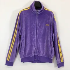 nerdy パープル 上L 下M トラックジャケット ジャージ ノルディー 紫 中古・古着通販】NERDY (ノルディ) トラックジャケット パープル
