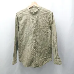 ◇ ⊇◎ UNFIT アンフィット ストレッチ 長袖 スタンドカラーシャツ サイズL カーキ メンズ E  【1506230018512】のサムネイル