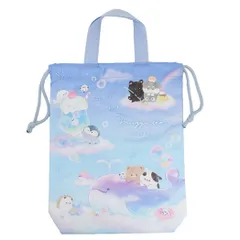 【メール便】シューズバッグ シューズBAG むぎゅっとふれんず 新入学 クーリア 運動靴かばん シューズケース 新学期準備雑貨 グッズ 