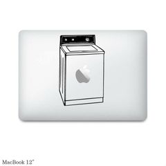 【全機種対応】 MacBook ステッカー スキンシール 洗濯機