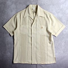 【IOLANI HAWAII】イオラニ ビンテージ 半袖シャツ ハワイアン キューバシャツ風 Mサイズ