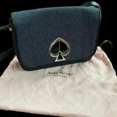 kate spade new york ニコラデニム ショルダーバッグ ツイストロック ミディアム ケイトスペード ニューヨーク 2way キャンバス ポシェット 斜めがけ