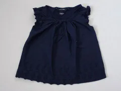 ラルフローレン ralph lauren アウトレット 子供服 女の子 3歳 約 95cm ベビー服 ブラウス 紺 ノースリーブ 春 夏 ★3 トップス ガールズ 女児 キッズ ベビー プチプラ 【中古】 ユーズド リサイクル