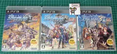 23. PS3ソフト 英雄伝説 空の軌跡 改 シリーズ 3本セット ※一部ディスクキズ有