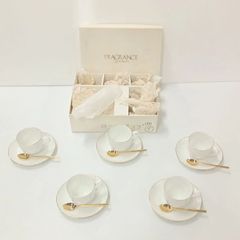 UTSUWAKAN FRAGRANCE コーヒーカップ　ソーサー　スプーン5客セット　【中古品】