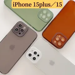 iPhone 15plus／15 透明tpuケース　ストラップホールあり　カメラレンズ保護