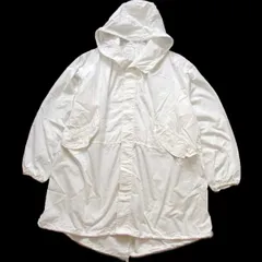 80s 米軍 U.S.ARMY スノーカモ フィールド パーカー ホワイト L★A モッズコート フィッシュテール ビンテージ ミリタリー M-51 M-65