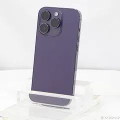 中古美品 iPhone14 Pro 512GB ディープパープル simフリー iPhone 14 Pro - 512GB ディープパープル SIMフリー｜iPhoneの