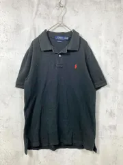 POLO RALPH LAUREN ラルフローレン ワンポイント 半袖 ポロシャツ sizeL/G/黒 ■■メンズ