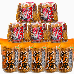 ㊗️大人気商品㊗️沖縄・国産若鶏とり皮⑤・いちゃがりがり⑤・沖縄珍味１０点セット／おやつ／おつまみ／大好評／おすすめ