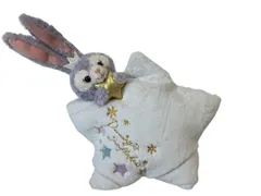 11637-062★ステラルー ブランケット クッションとしても使える2WAY ダッフィー＆フレンズのダンシングスノーフレークスのグッズ /ディズニーシー★