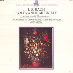 LP クルト レーデル指揮/ミュンヘン J.s.バッハ/音楽の捧げもの Bwv1079 RE1062RE COLUMBIA /00260