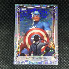 Captain America / キャプテン・アメリカ 2022 Upper Deck Marvel Masterpieces Holo Foil Small Dots #1