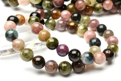 マルチタイプ トルマリン　10mm　ブレスレット パワーストーン 天然石 _B1169-10