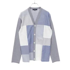 極美品 2013SS コム・デ・ギャルソン・ オム ショールカラー カーディガン COMME des GARCONS HOMME PLUS＞ボタン・ワイドカーディガン