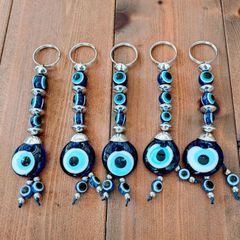 ☆NEW☆トルコのお守り　ナザールボンジュウのキーホルダー（5個セット）