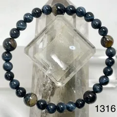 ミックスタイガーアイ　ホークアイ　パワーストーンブレス　内径約16cm