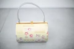 No.5 黄色桜 和装バッグ