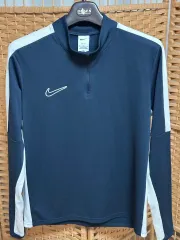 Nike(ナイキ） Nike トレーナー ランニング ドライ フィット ハーフジップ ジャージ ネイビー XL