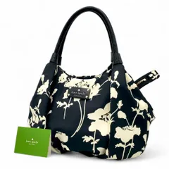 kate spade new york ケイトスペードニューヨーク ハンドバッグ 花柄 モノトーン 手提げ 肩掛け