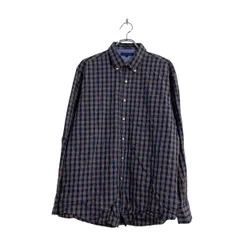 TOMMY HILFIGER 長袖 チェックシャツ XL ネイビー レッド グリーン トミーヒルフィガー ビッグサイズ 古着卸 アメリカ仕入 a607-5683