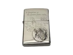 ジッポーzippo  ジッポー　アポロ11号　足跡1969　2000年製　シリアル166