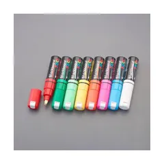 【新品・７営業日以内発送】【個人宅配送不可】【即納在庫品】エスコ EA765MS-30 8本組／太字 水性ブラックボードマーカー EA765MS30【沖縄離島販売不可】