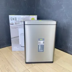 展示品 EKO センサーゴミ箱 【中古】デラックスミラージュ 45L シルバー/59480のサムネイル