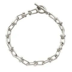 【シルバー×ワンサイズ】[Cream dot. クリームドット公式] ブレスレット レディース  マンテル リンキングチェーン リンクチェーン オーバル スフィア 大人 シンプル  のサムネイル