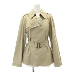 トリココムデギャルソン tricot COMME des GARCONS AD2004 ショートトレンチコート ベルト付き S ベージュ TN-C006 /MI ■OSのサムネイル