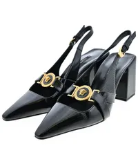 【美品】VERSACE ヴェルサーチ メデューサ付きウェッジソールサンダル 37 美品】VERSACE ヴェルサーチ メデューサ付きウェッジソール
