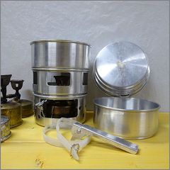 □ホットン ビリー缶 ノンスティック加工□美品□キャンプギア