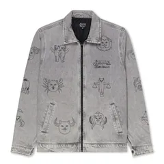 Ripndip Zodiac Mucho Work Jacket Grey Mineral Wash L ジャケット 送料無料