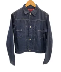 【最終値下げ激レア】CONNECTERS 2way チェック柄デニムジャケット 古着 80s Levi's 517-0217 「66 後期」 黒カン 内股シングル