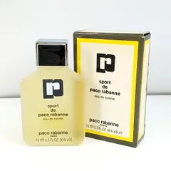 J 15 #【 paco rabanne 】75ml ほぼ満タン sport de paco rabanne パコラバンヌ スポーツドパコラバンヌ EDT オードトワレ BT ボトル 香水 フレグランスのサムネイル
