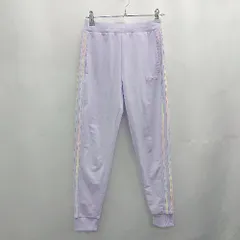 ◇ Θ adidas アディダス 無地 トレーニングパンツ サイズM ライトパープル系 レディース E  【1507080016024】