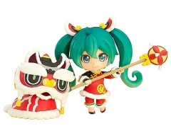 【中古】フィギュア ねんどろいど  初音ミク 獅子舞Ver. 「キャラクターボーカルシリーズ01 初音ミク」 イベント＆GOODSMILE ONLINE SHOP限定