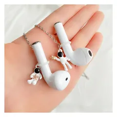 Apple AirPods Pro ネックストラップ 着脱簡単 落下防止 軽量 かわいい 宇宙兄弟 エアーポッズプロ プロ用 ストラップ エアーポッズ 対応 ネック ケーブル 70cm 誕生日 select ギフト プレゼント AirPodsの落下防止