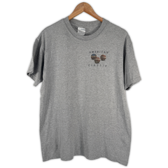 90s~00s GILDAN 半袖Tシャツ M グレー ギルダン メンズ 古着 90年代~00年代 ヴィンテージ ビンテージ オールド