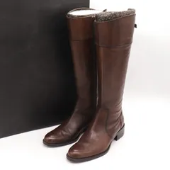 アンタイトル ロングブーツ ジョッキーブーツ ブランド 靴 シューズ レディース 23cmサイズ ブラウン UNTITLED 【中古】