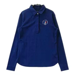 サイズ：M CALLAWAY キャロウェイ  長袖ポロシャツ  ネイビー系 [240101430004] ゴルフウェア レディース ストスト