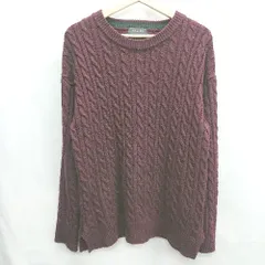 ◇ ⊇ CONFIRM コンファーム 長袖 ニット サイズL ワインレッド メンズ E  【1502060033916】のサムネイル