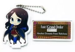 [중고] 키홀더 마스코트 (캐릭터) 캐스터/레오나르도 다빈치 [세가 콜라보 카페 Fate/Grand Order - 절대 마수 전선 바빌로니아- 스탠드 부착 데포르메아크릴 키홀더 A]