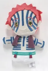 【中古】ぬいぐるみマスコット・ぬいぐるみバッジ 猗窩座 ぽてっとますこっと ぬいぐるみ 「劇場版 鬼滅の刃 無限列車編」 劇場グッズ